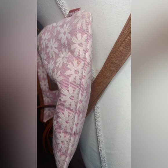 Unionbay Crossbody Purse Fabric Pink Flowers Small - Picture 7 of 7